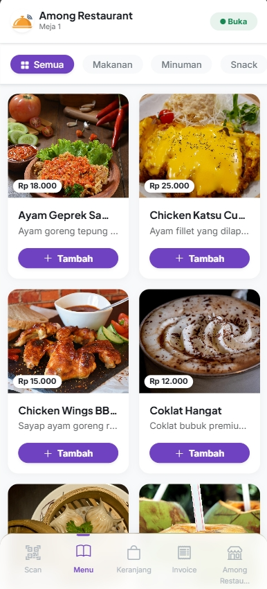 PRESTO - Aplikasi Pemesanan Resto