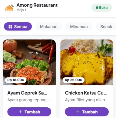 PRESTO - Aplikasi Pemesanan Resto